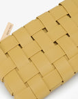 LINDY WOVEN CLUTCH SMALL BUTTER - REMI/REID