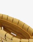LINDY WOVEN CLUTCH SMALL BUTTER - REMI/REID