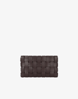 LINDY WOVEN CLUTCH SMALL ESPRESSO - REMI/REID