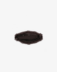 LINDY WOVEN CLUTCH SMALL ESPRESSO - REMI/REID