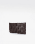 LINDY WOVEN CLUTCH SMALL ESPRESSO - REMI/REID