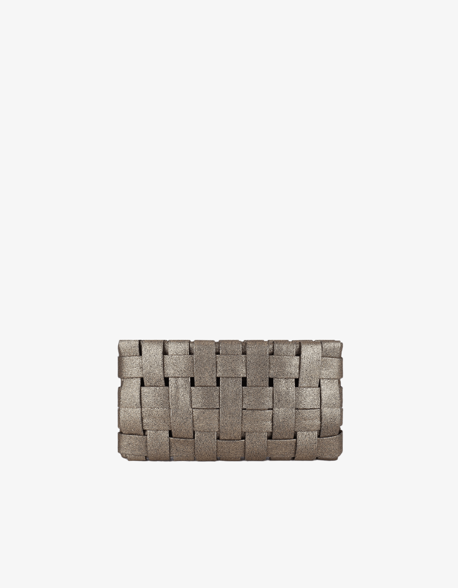 LINDY WOVEN CLUTCH SMALL GOLD - REMI/REID