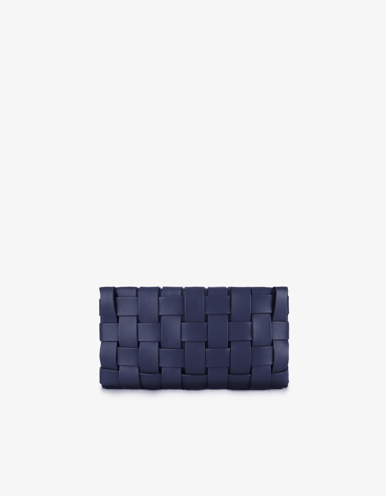 LINDY WOVEN CLUTCH SMALL NAVY - REMI/REID