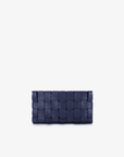 LINDY WOVEN CLUTCH SMALL NAVY - REMI/REID