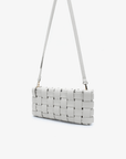 LINDY WOVEN CLUTCH SMALL OFF - WHITE - REMI/REID