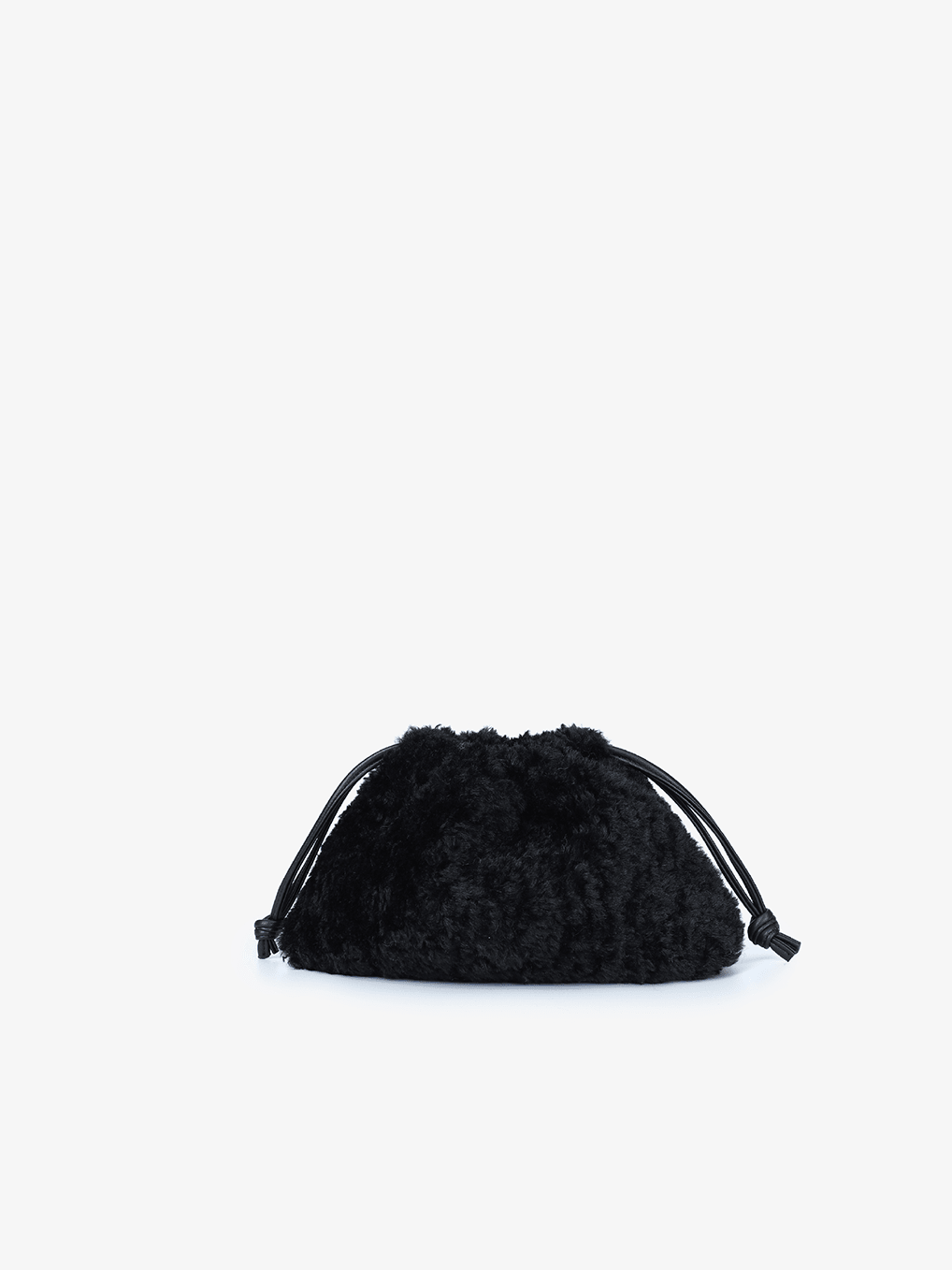 LOZEN MINI SCRUNCH FUR BLACK - REMI/REID