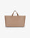 NALA TOTE EAST WEST SHORT TAUPE - REMI/REID