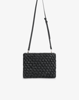 NIEVES WOVEN CLUTCH BLACK - REMI/REID