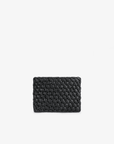 NIEVES WOVEN CLUTCH BLACK - REMI/REID
