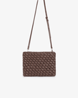 NIEVES WOVEN CLUTCH ESPRESSO - REMI/REID