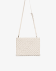 NIEVES WOVEN CLUTCH OFF WHITE - REMI/REID