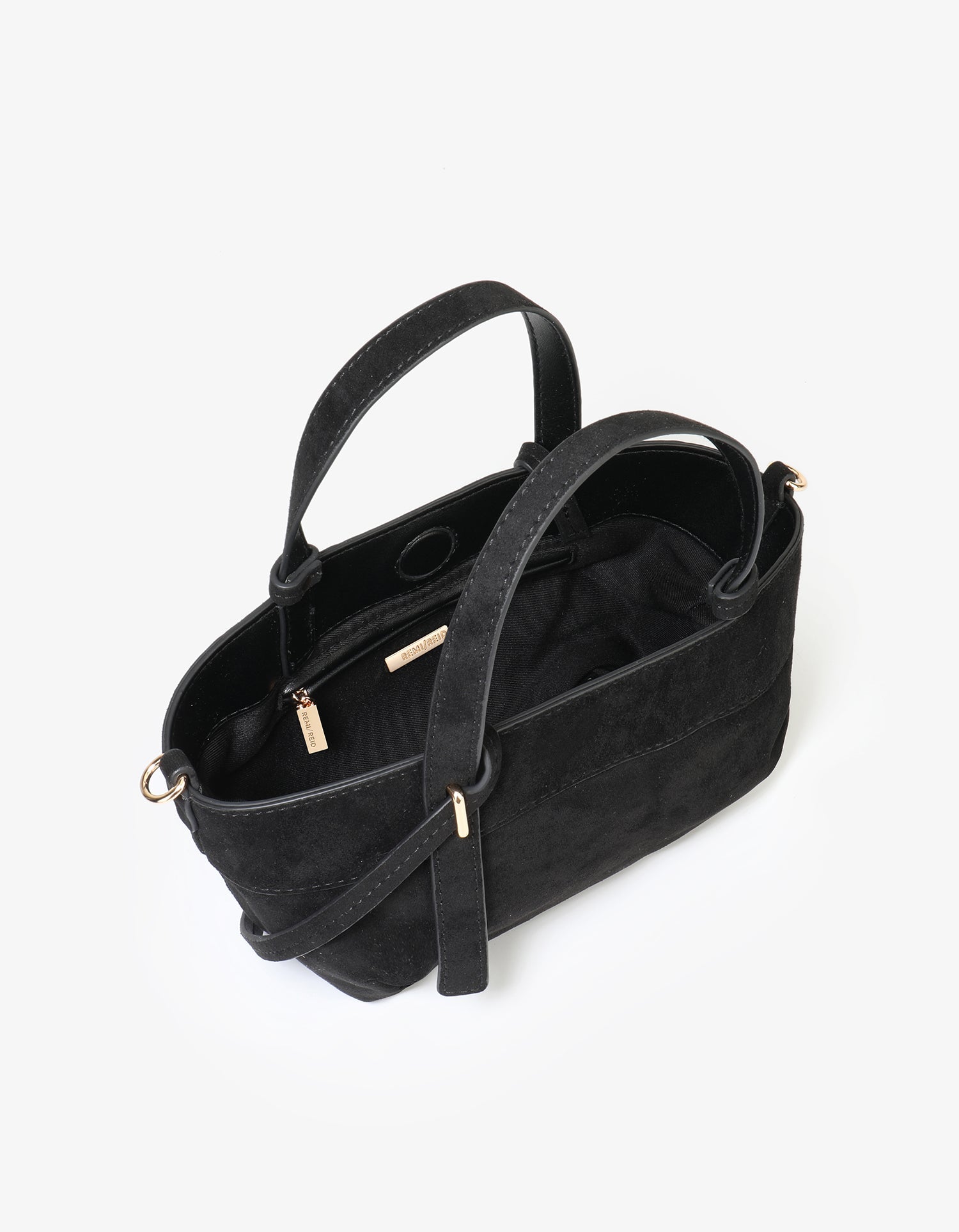 NINETTE MINI FAUX SUEDE BLACK - REMI/REID