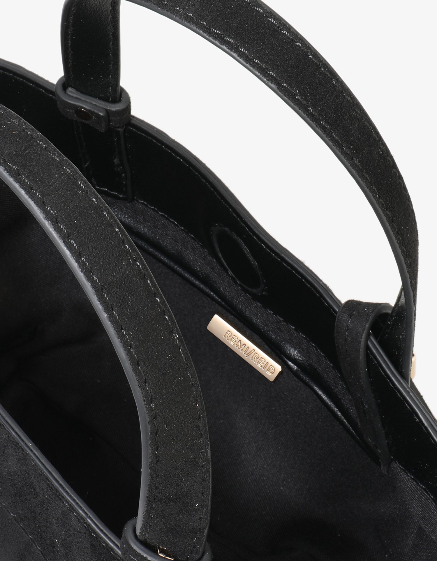 NINETTE MINI FAUX SUEDE BLACK - REMI/REID