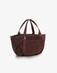 NINETTE MINI FAUX SUEDE CHOCOLATE - REMI/REID