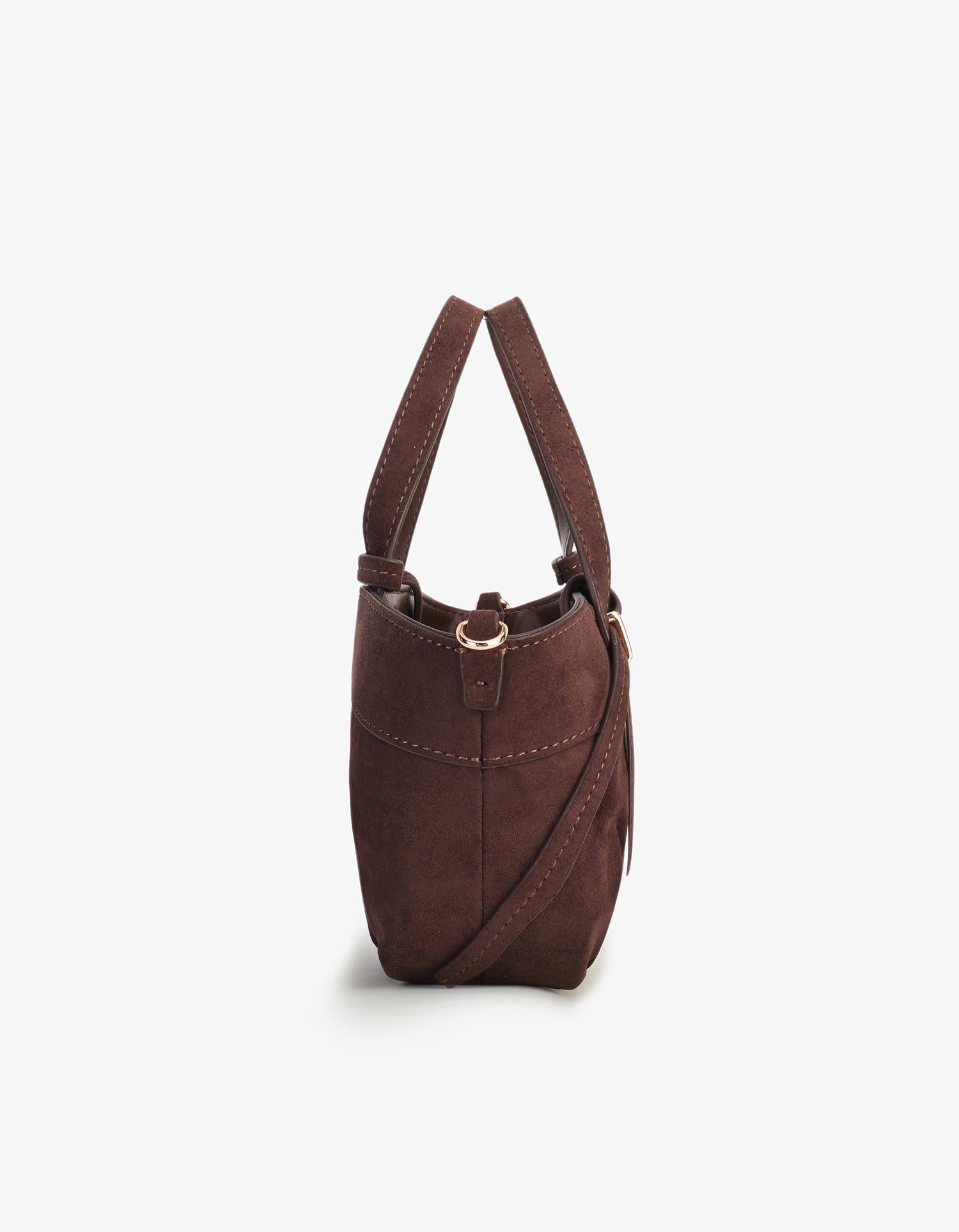 NINETTE MINI FAUX SUEDE CHOCOLATE - REMI/REID