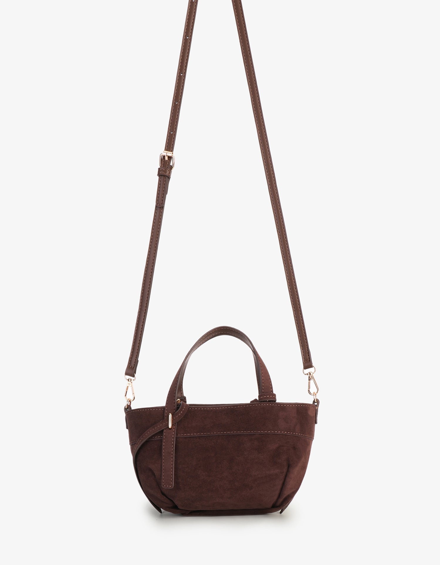 NINETTE MINI FAUX SUEDE CHOCOLATE - REMI/REID