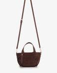 NINETTE MINI FAUX SUEDE CHOCOLATE - REMI/REID