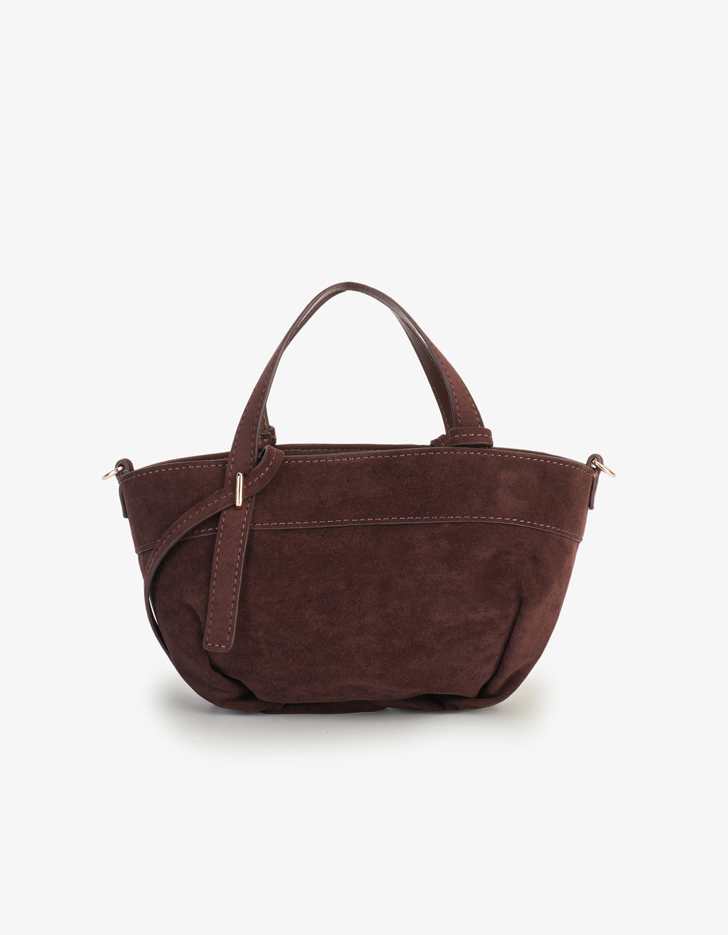 NINETTE MINI FAUX SUEDE CHOCOLATE - REMI/REID