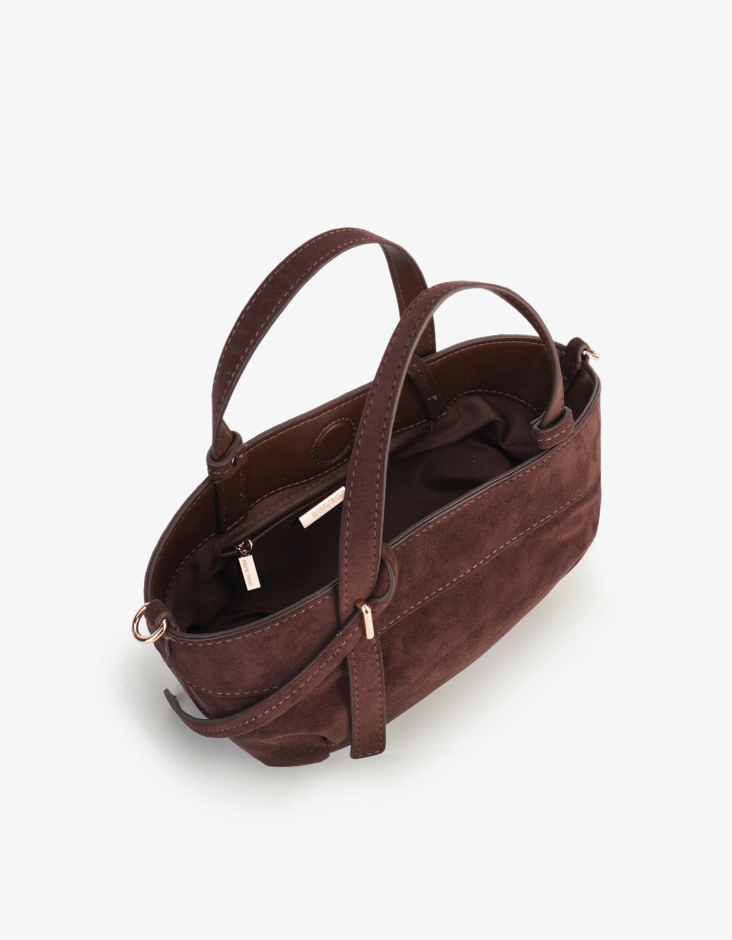 NINETTE MINI FAUX SUEDE CHOCOLATE - REMI/REID