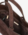 NINETTE MINI FAUX SUEDE CHOCOLATE - REMI/REID