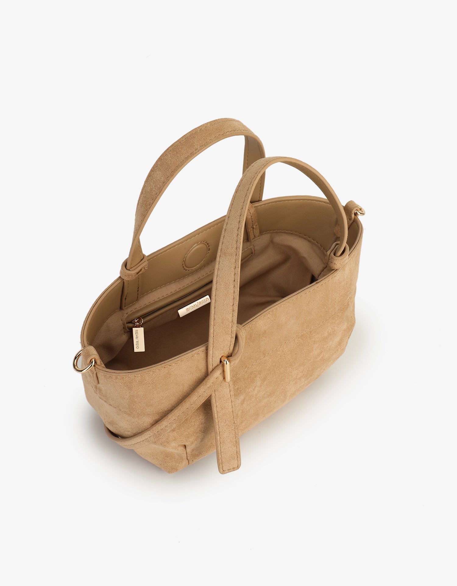 NINETTE MINI FAUX SUEDE LIGHT TAN - REMI/REID