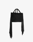NOE FRINGE FAUX SUEDE SHORT BLACK - REMI/REID