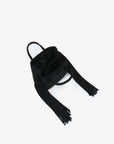 NOE FRINGE FAUX SUEDE SHORT BLACK - REMI/REID