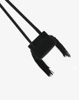 NOE FRINGE FAUX SUEDE SHORT BLACK - REMI/REID