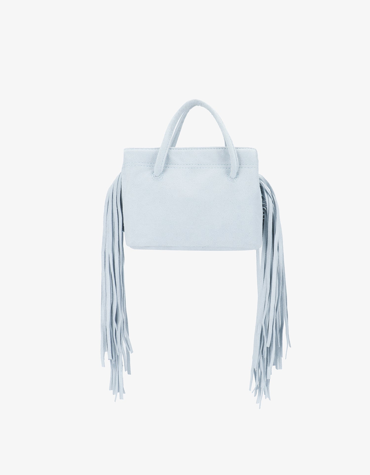 NOE FRINGE FAUX SUEDE SHORT BLUE - REMI/REID