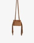 NOE FRINGE FAUX SUEDE SHORT CAMEL - REMI/REID