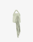 NOE FRINGE FAUX SUEDE SHORT CELADON - REMI/REID