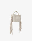 NOE FRINGE FAUX SUEDE SHORT CREAM - REMI/REID