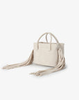 NOE FRINGE FAUX SUEDE SHORT CREAM - REMI/REID