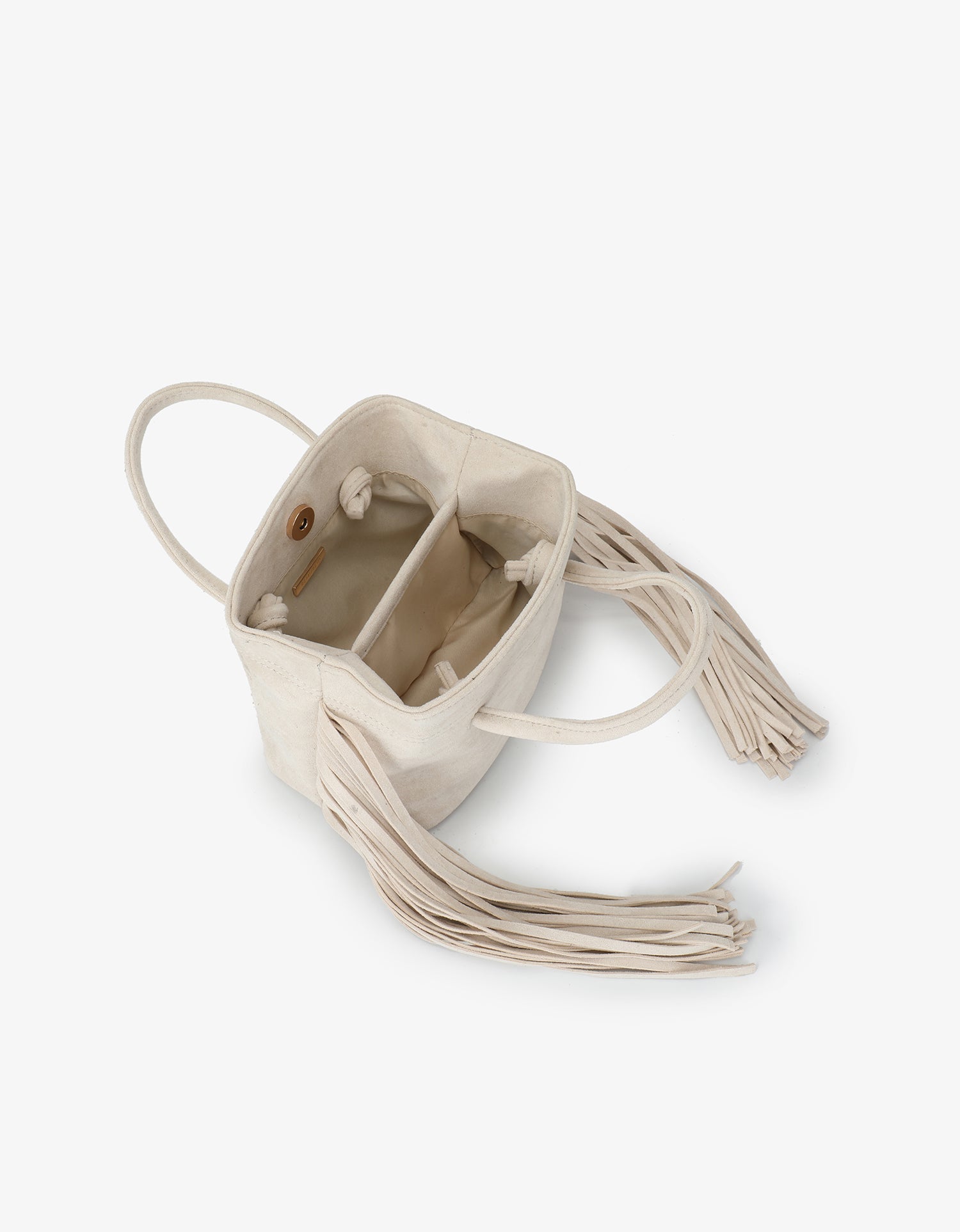 NOE FRINGE FAUX SUEDE SHORT CREAM - REMI/REID