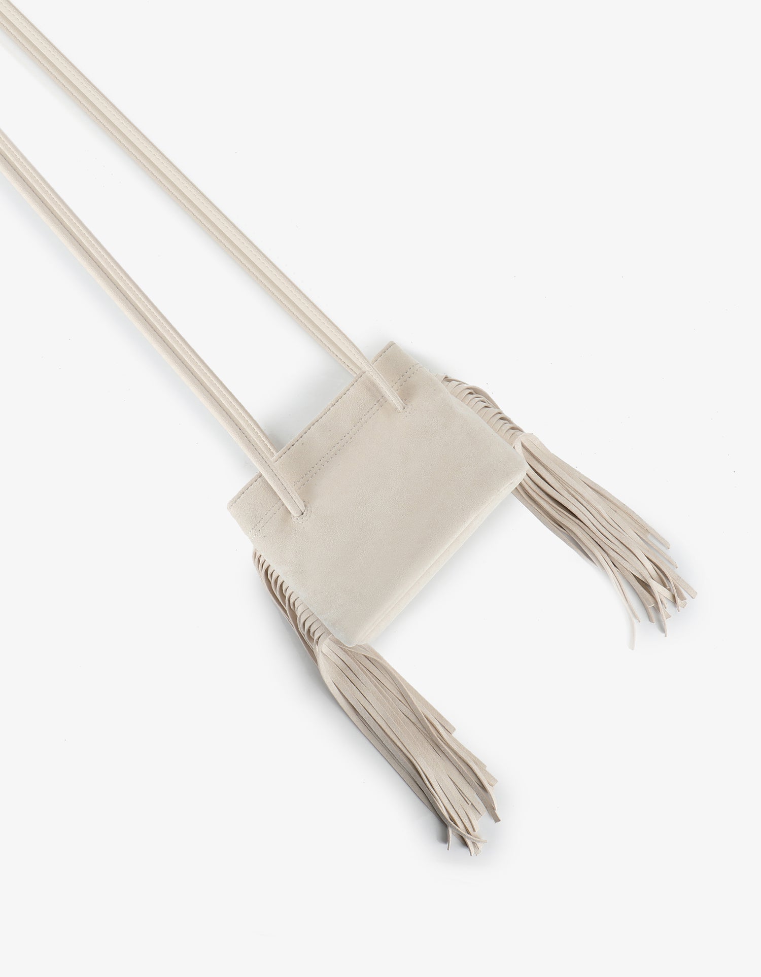 NOE FRINGE FAUX SUEDE SHORT CREAM - REMI/REID