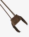 NOE FRINGE FAUX SUEDE SHORT OLIVE - REMI/REID