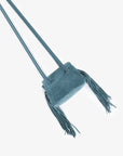 NOE FRINGE FAUX SUEDE SHORT TEAL - REMI/REID