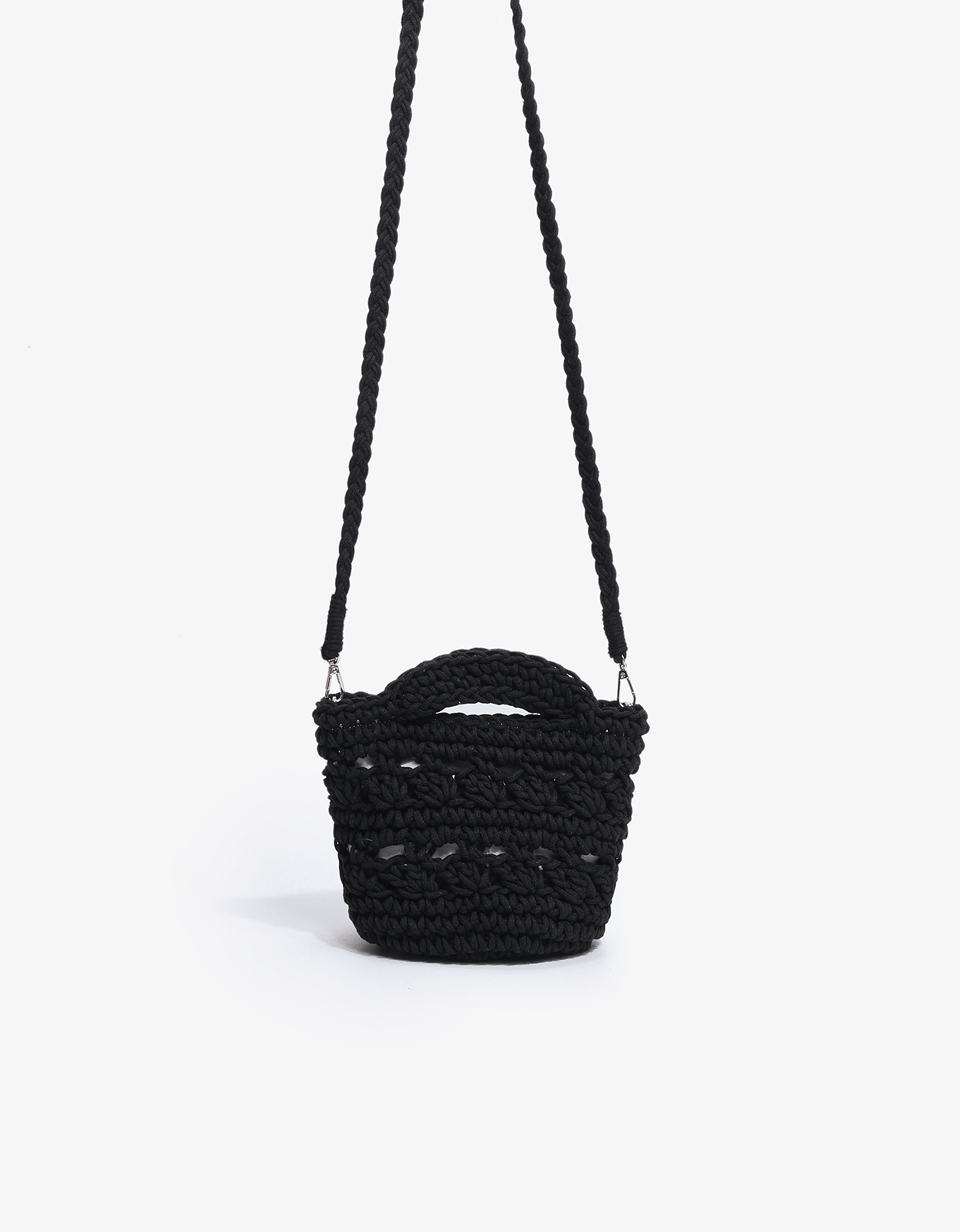 NOEMI MINI TOTE CROCHET BLACK - REMI/REID