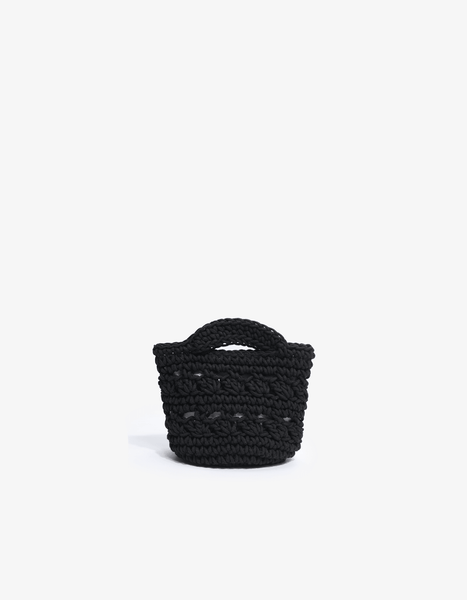HARRIET Mignon tote ブラック NOEMI MINI TOTE CROCHET BLACK – REMI/REID