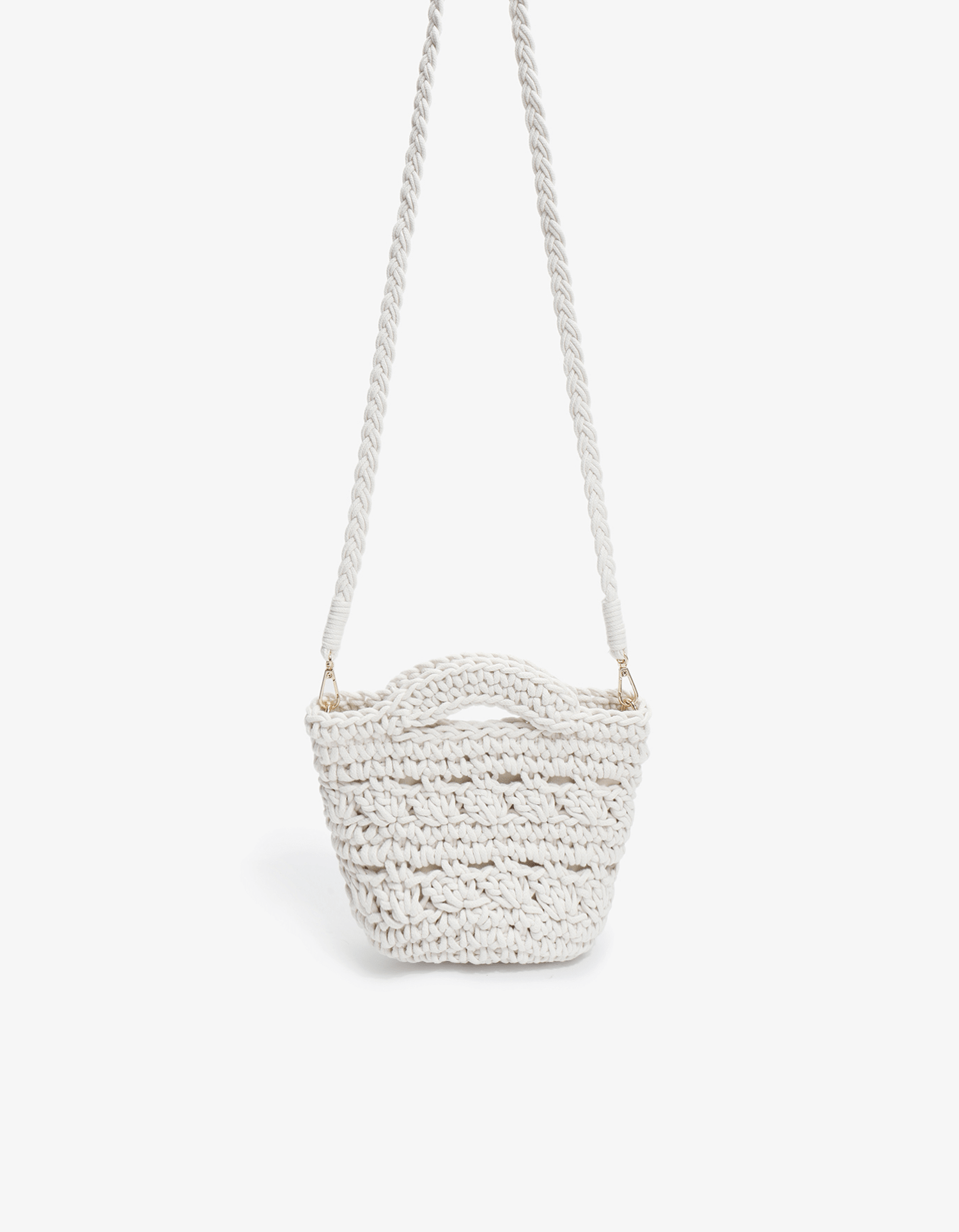 NOEMI MINI TOTE CROCHET CREAM - REMI/REID