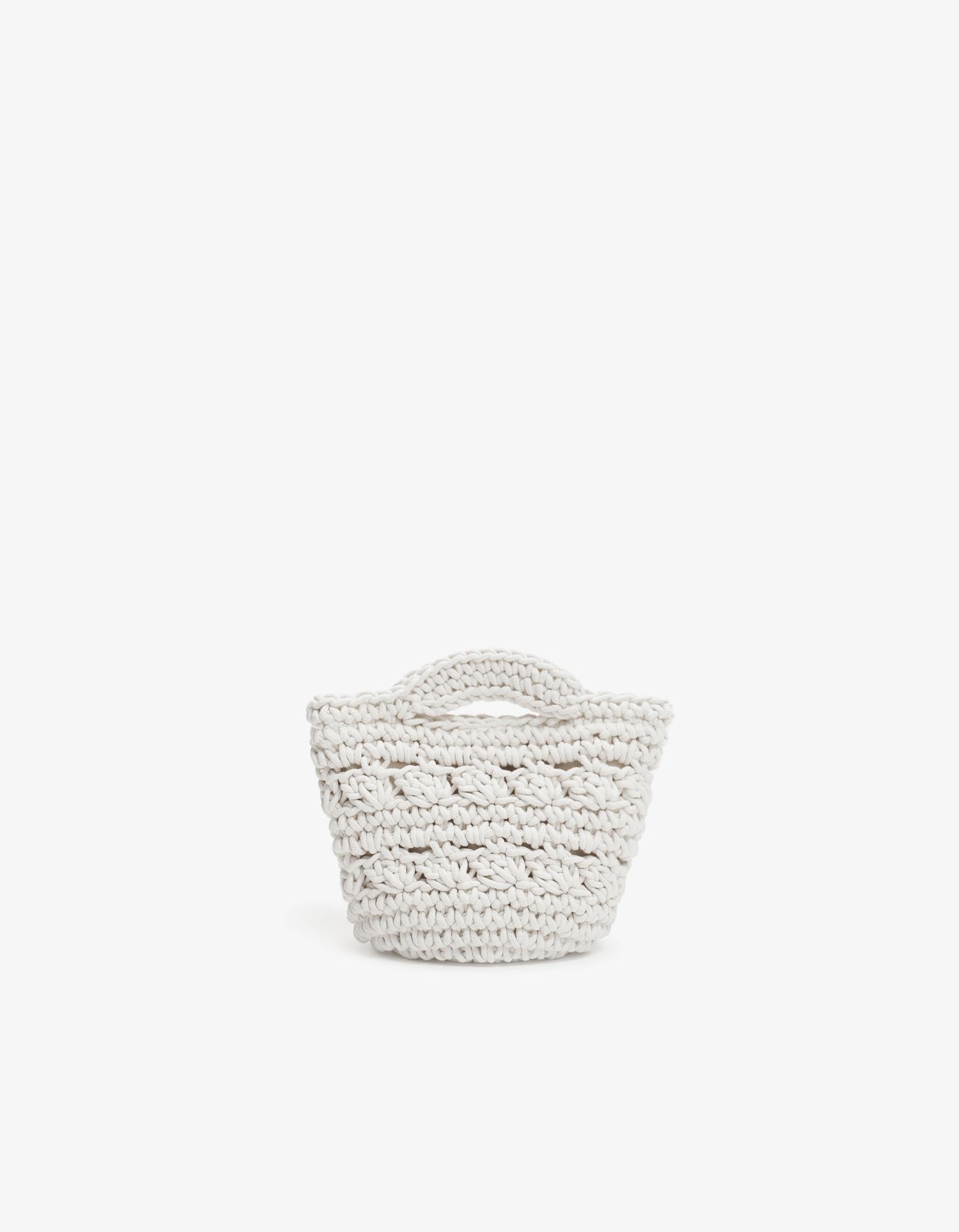 NOEMI MINI TOTE CROCHET CREAM - REMI/REID