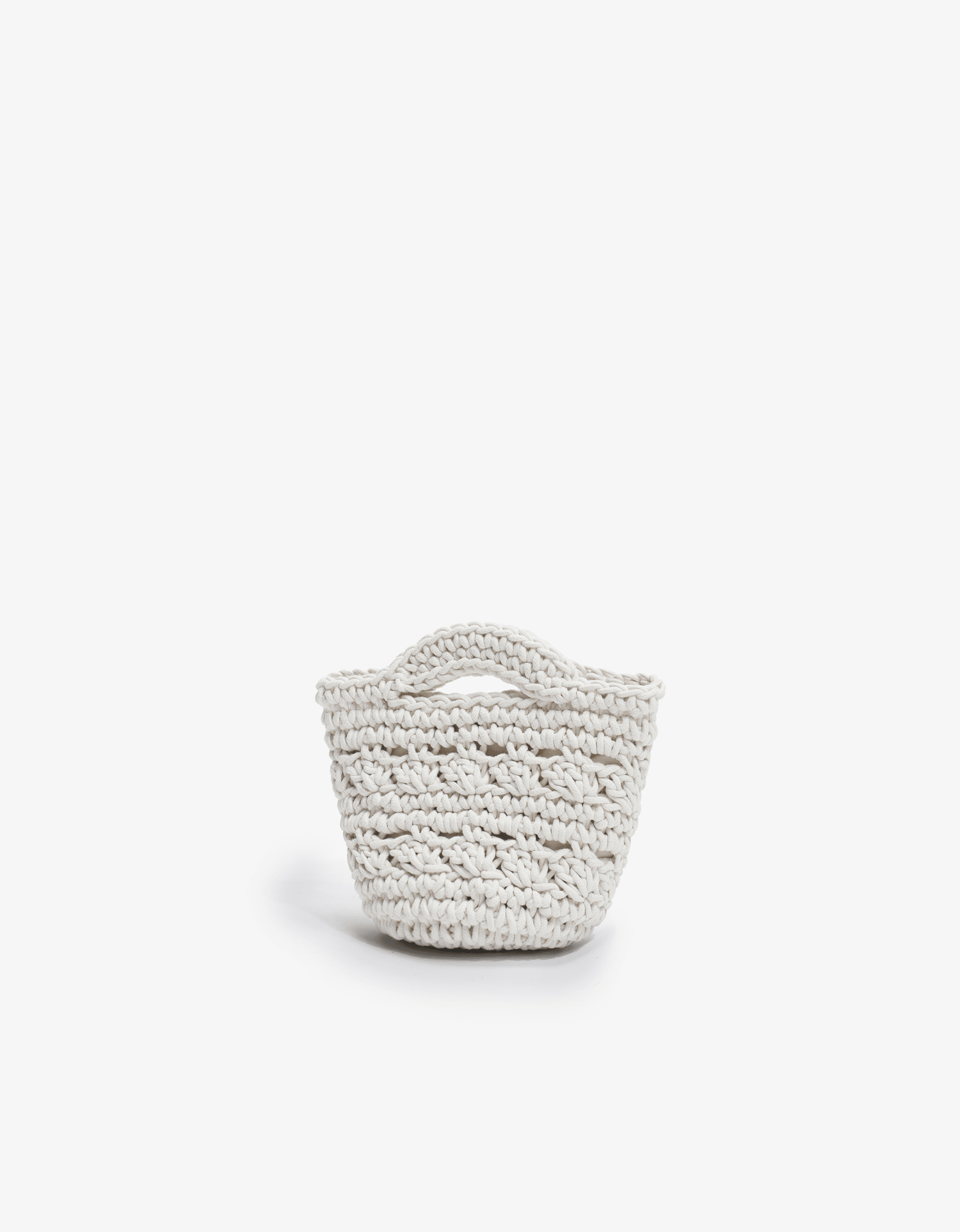 NOEMI MINI TOTE CROCHET CREAM - REMI/REID