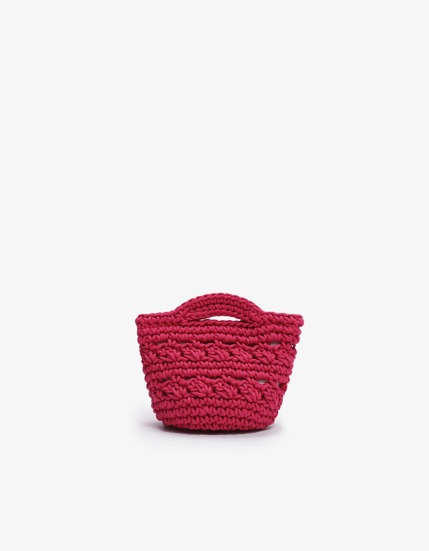 NOEMI MINI TOTE CROCHET MAGENTA - REMI/REID