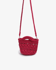 NOEMI MINI TOTE CROCHET MAGENTA - REMI/REID