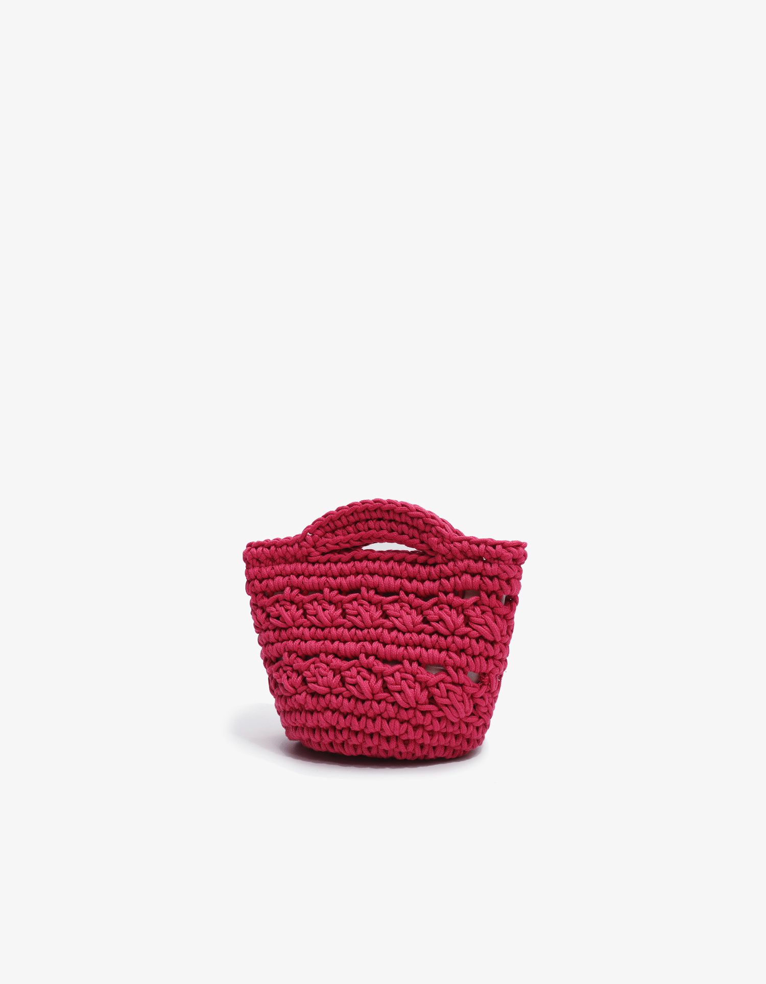 NOEMI MINI TOTE CROCHET MAGENTA - REMI/REID