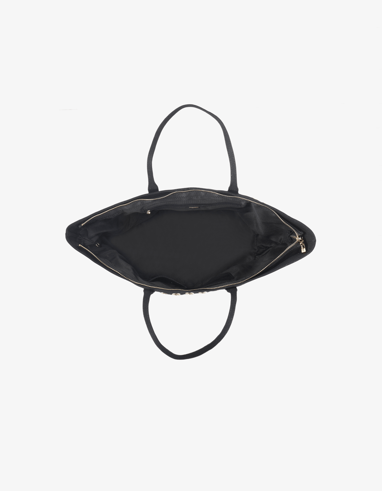 OYA GROMMET CANVAS TOTE BLACK - REMI/REID