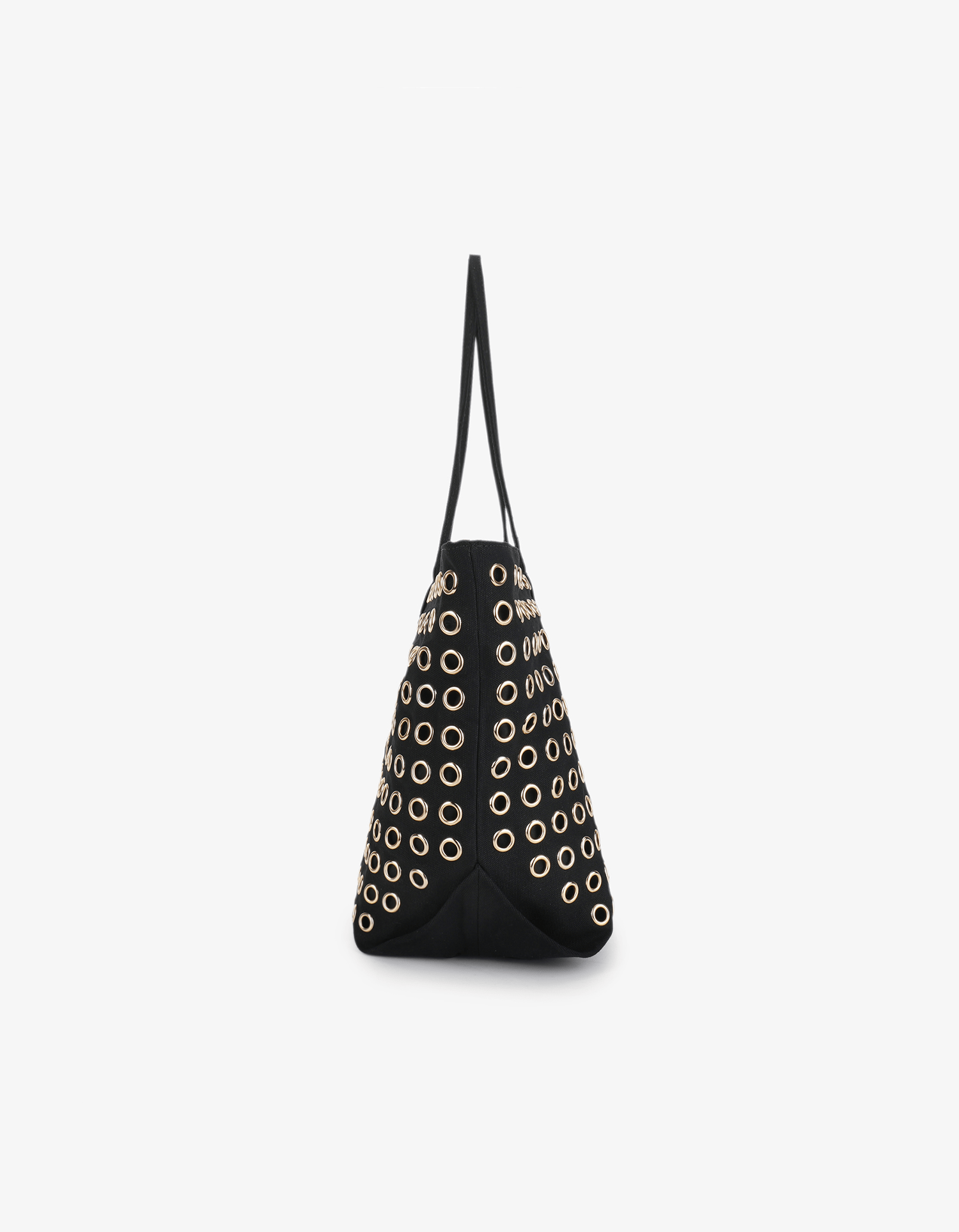 OYA GROMMET CANVAS TOTE BLACK - REMI/REID