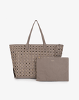OYA GROMMET CANVAS TOTE GREY - REMI/REID