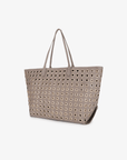OYA GROMMET CANVAS TOTE GREY - REMI/REID