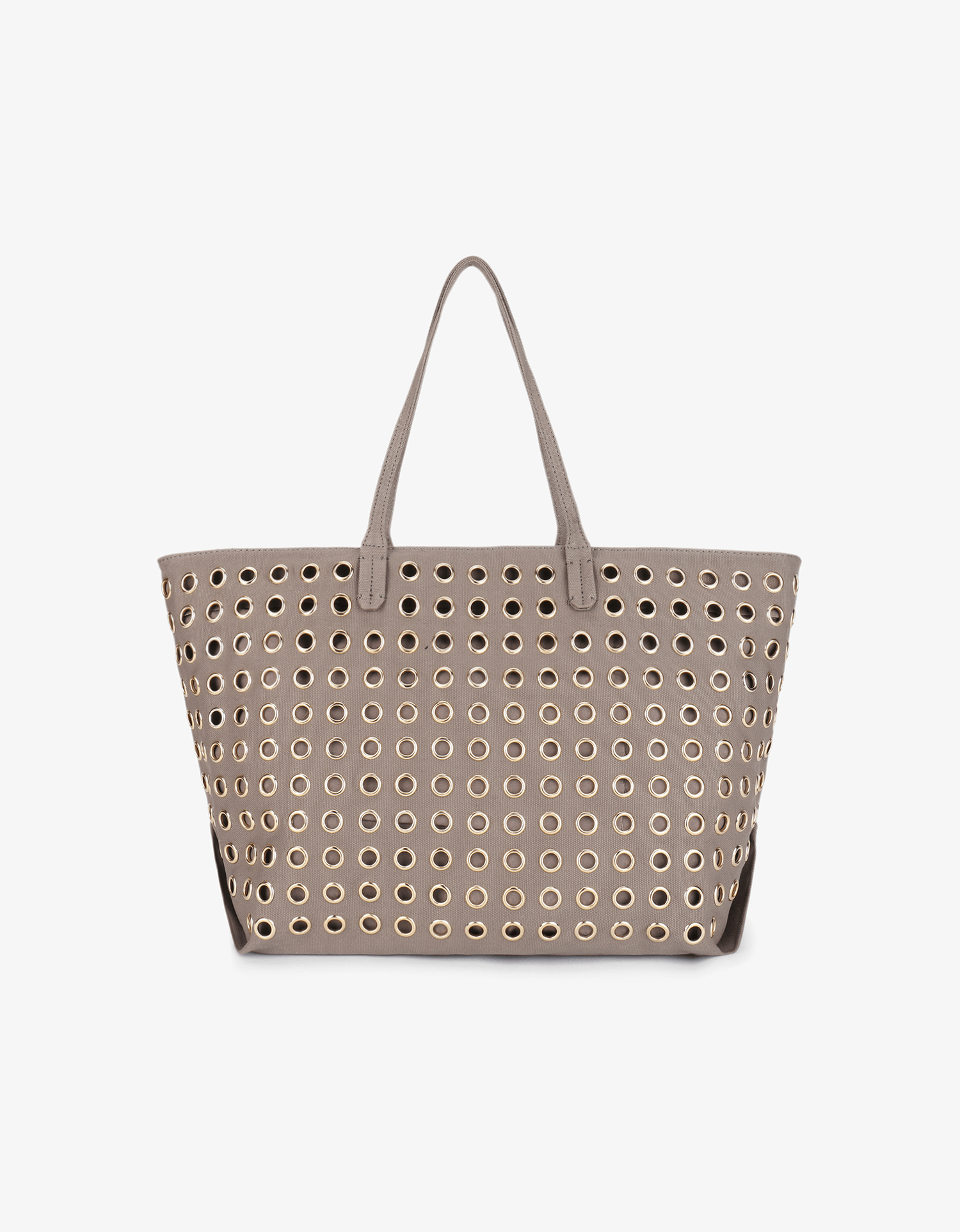 OYA GROMMET CANVAS TOTE GREY - REMI/REID